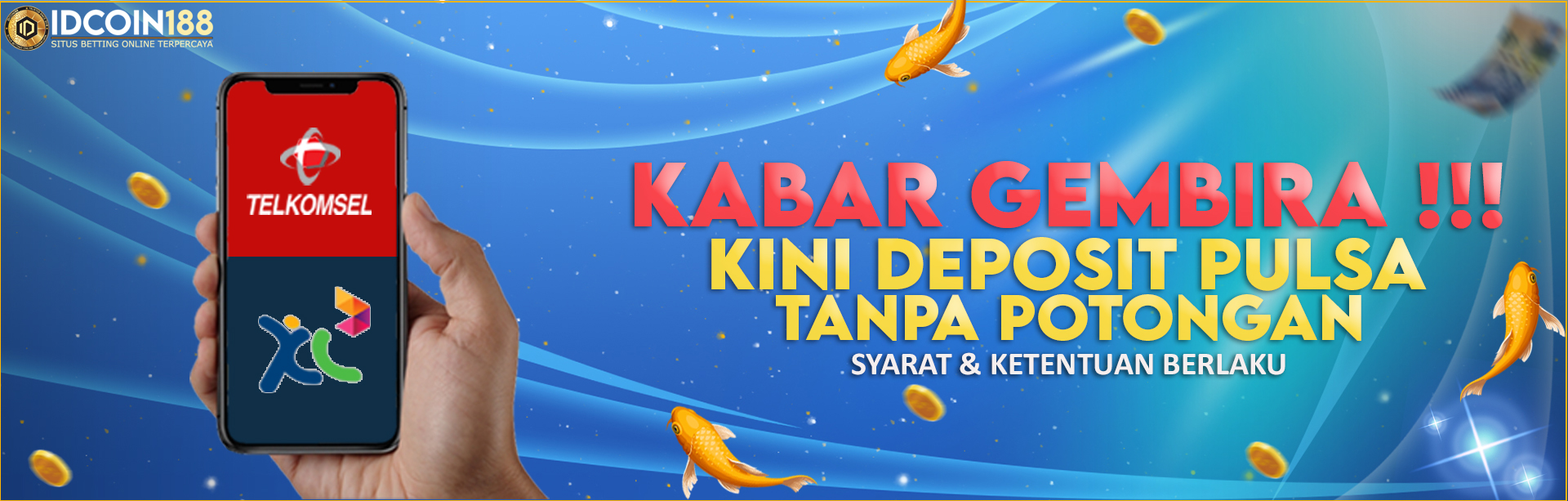 DEPOSIT PULSA TANPA POTONGAN